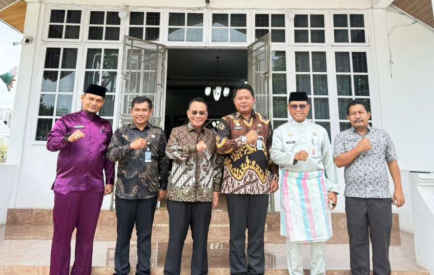 Kalapas Bagansiapiapi Temui Bupati Rokan Hilir, Perkuat Sinergi Pembinaan dan Percepatan Lapas Baru