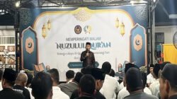 Lembaga Pemasyarakatan (Lapas) Kelas IIA Bagansiapiapi menggelar peringatan malam Nuzulul Qur’an 17 Ramadhan 1447 Hijriah di Lapangan Serbaguna Lapas Bagansiapiapi, Sabtu (7/3/2026) malam.