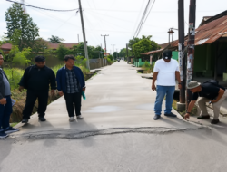 Pembetonan Jalan Marelan III Disorot Publik, Dinas SDABMBK Medan Pastikan Sesuai Spesifikasi