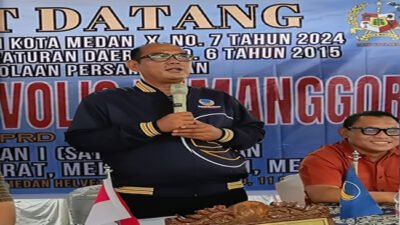 Sosialisasikan Perda Sampah, Antonius Tumanggor Ajak Warga Medan Helvetia Cegah Banjir